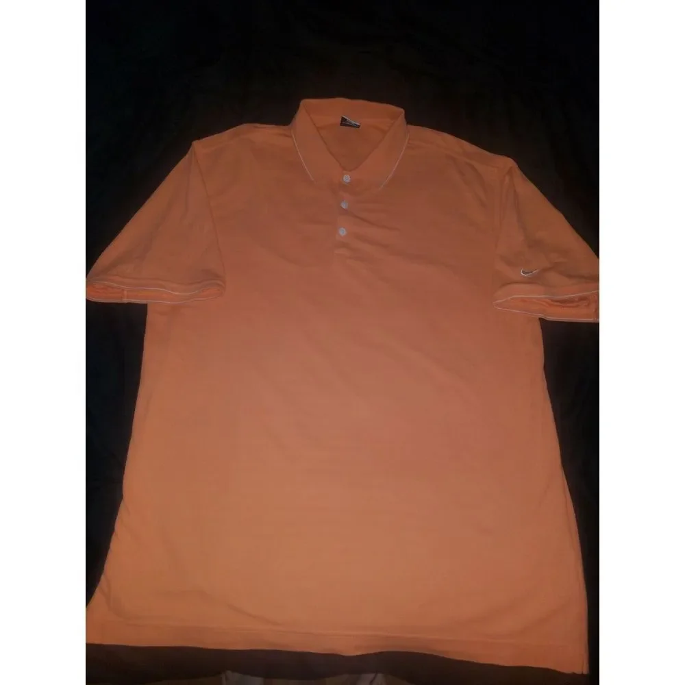 Nike Fit Dry Golf Polo XL‎ ORANGE
